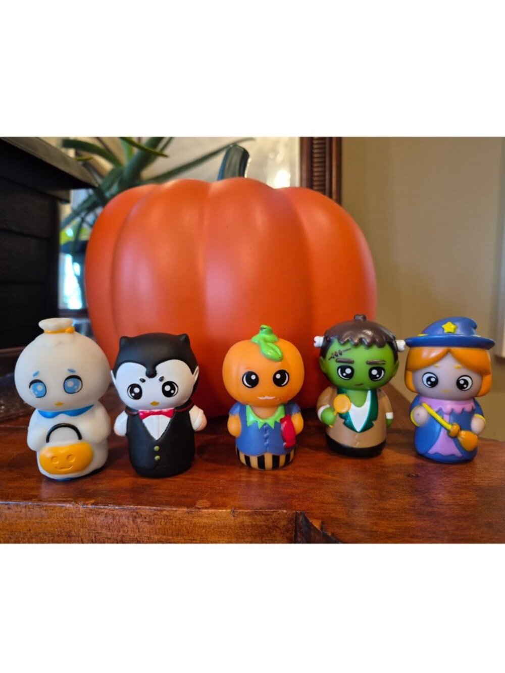Halloween Vinyl Finger Puppets Set of 5